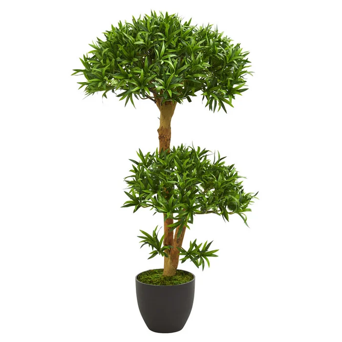 Nearly Natural 3ft. Bonsai Styled Podocarpus Artificial Tree