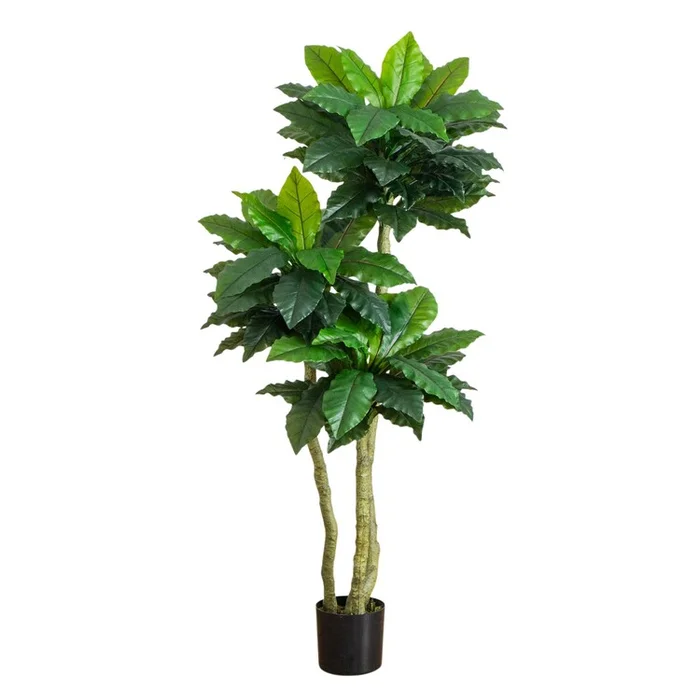 Nearly Natural 6ft. UV Resistant Artificial Bird Nest Fern Tree (Indoor/Outdoor)