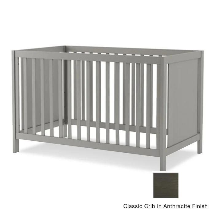 Nest Milano Classic Crib in Anthracite