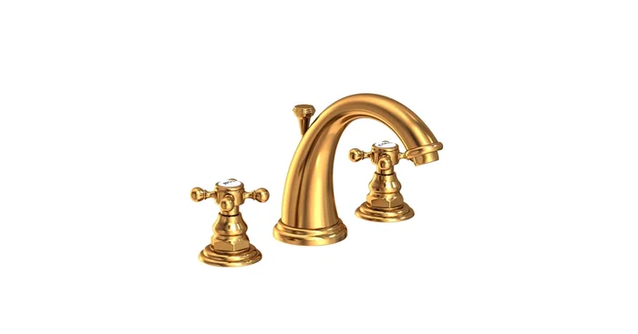 Newport Brass Alveston 1.2 GPM Widespread Bathroom Faucet with Pop-Up Drain Assembly