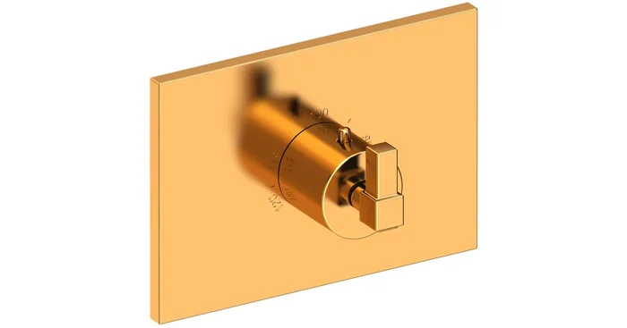 Newport Brass Malvina Thermostatic Valve Trim Only with Single Lever Handle and Diverter Functionality – Less Rough In