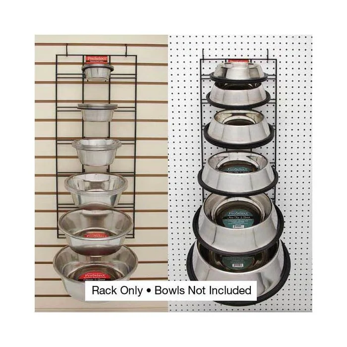 Non-Skid Bowl Display Rack for Slat Wall or Peg Board – PetEdge
