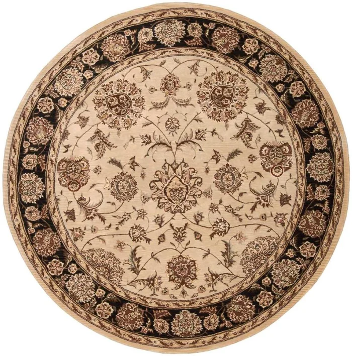 Nourison – 2000 2207 Beige 6 x Round Area Rug – 2207-99446021205