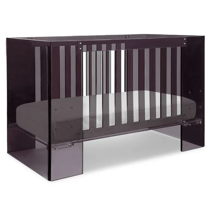 Nursery Works Vetro Acrylic Crib in Shadow