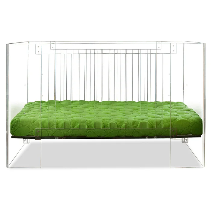Nursery Works Vetro Crib in Clear Acrylic