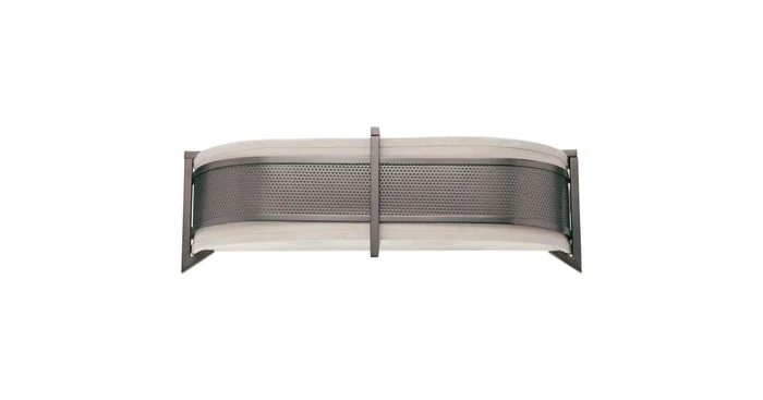 Nuvo Lighting Diesel 3 Light 7″ Tall Wall Sconce with Woven Fabric and Metal Shade