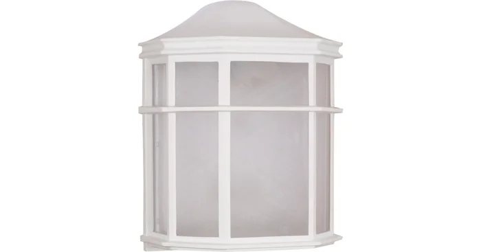 Nuvo Lighting Single Light 9-3/4″ Tall Outdoor Wall Sconce with Frosted Glass Shade