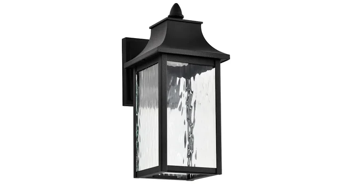 Nuvo Lighting Starfish Austen 13″ Tall LED Outdoor Smart Wall Sconce with Water Glass Shade