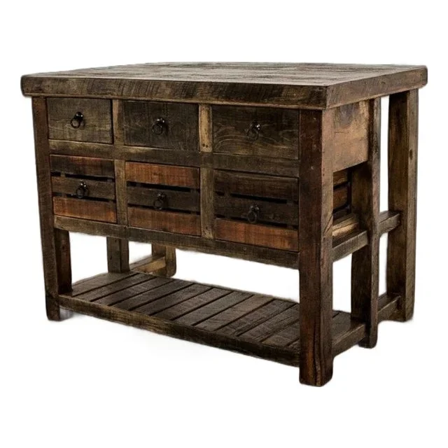 Old Fashion Escobedo Kitchen Island