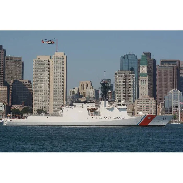 Old Modern Handicrafts USCGC James WMSL-754 30 Inches L Ship Model
