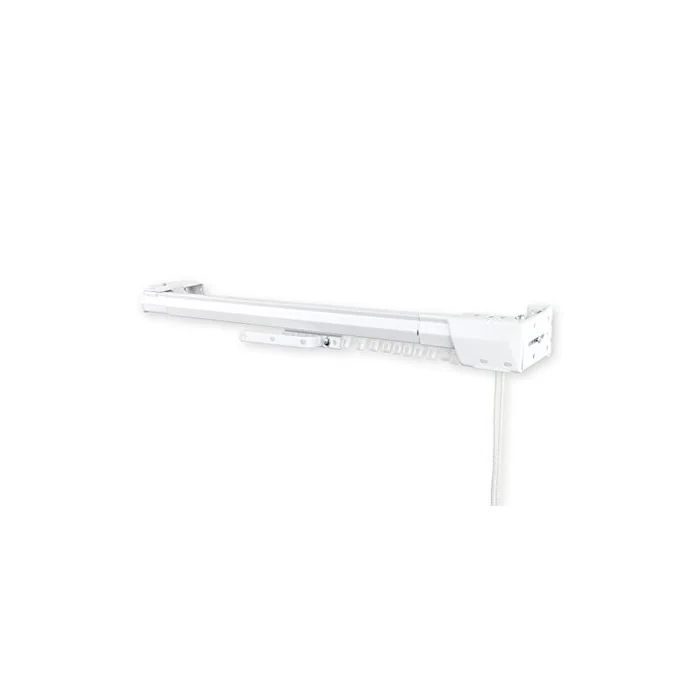 One Way Cord Right Heavy Duty White Traverse Rod 48 – 84 Inch – Rod Desyne