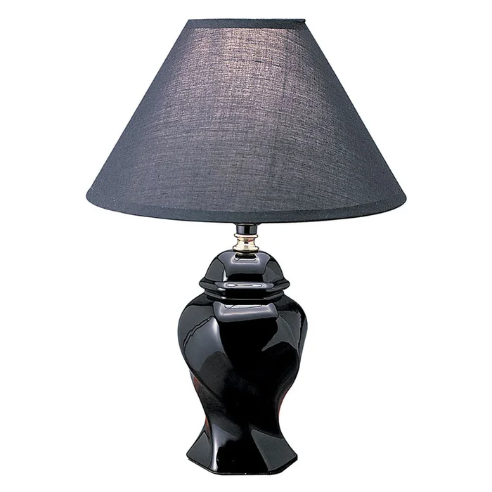 ORE International 13″H Ceramic Table Lamp – Pink