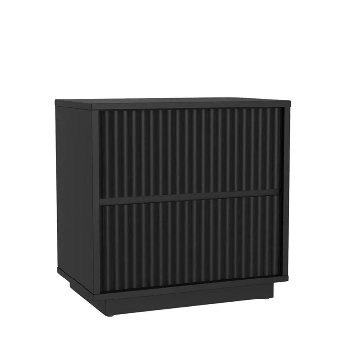 Origins by Alpine – Blanca Nightstand, Black – 8500BLK-02