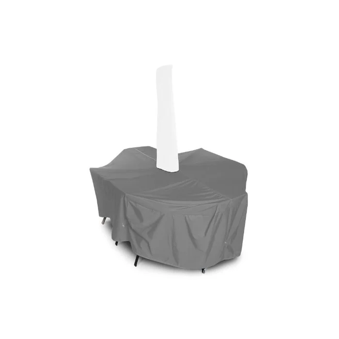 Outdoor Dining Set Covers with Umbrella Hole & HydroMax Finish