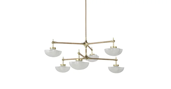 Palecek Cicero 6 Light 50″ Wide Chandelier