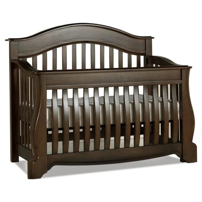 Pali Bergamo Forever Crib in Earth