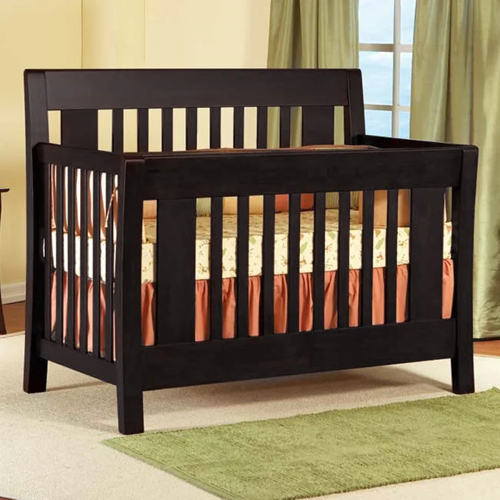 Pali Emilia 4 in 1 Convertible Forever Crib in Mocacchino
