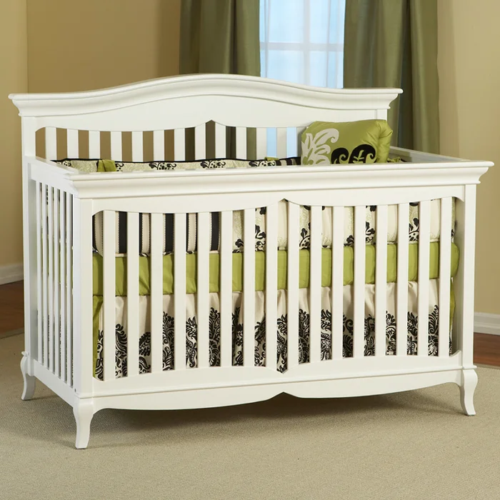 Pali Mantova 4 in 1 Convertible Forever Crib in White