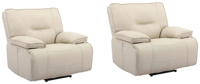 Parker Living – Spartacus – Oyster Power Recliner (Set of 2) – MSPA#812PH-2-OYS