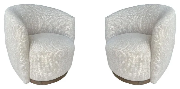 Parker Living – Tatum – Sand Dollar Swivel Accent Chair (Set of 2) – STAT#912S-2-SNDL