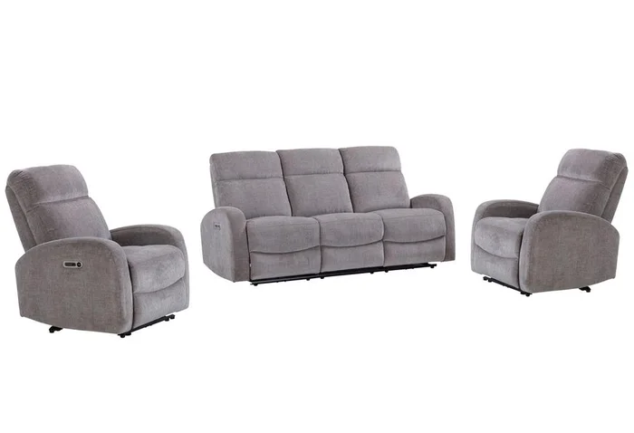 Parker Living – Tuscany – Whiskers Nature Power Reclining Sofa and 2 Recliners – MTUS-311P-WKNA