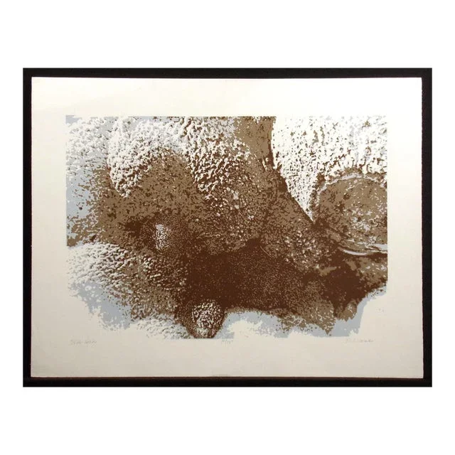 Paula Crane “Wee-Wah” Hand Signed Fine Artwork Serigraph Print, Rocks, Small Ed.