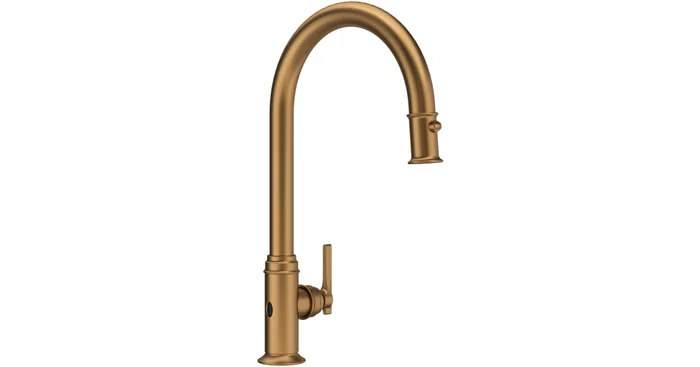 Perrin and Rowe Southbank 1.8 GPM Touchless Single Hole Pull Down Kitchen Faucet
