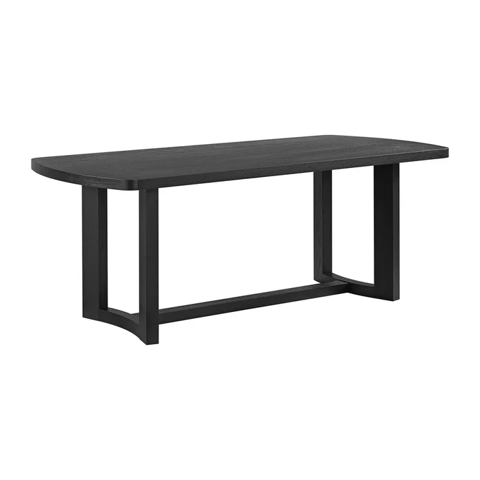 Picket House Furnishings – Canal Rectangular Dining Table in Black – D-1710-8-DT2