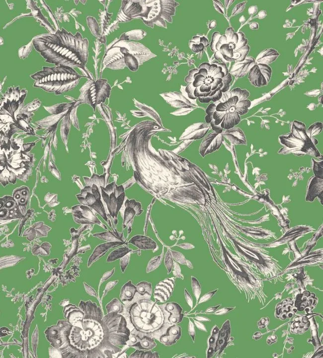 Plumage Wallpaper – Mural – Jade