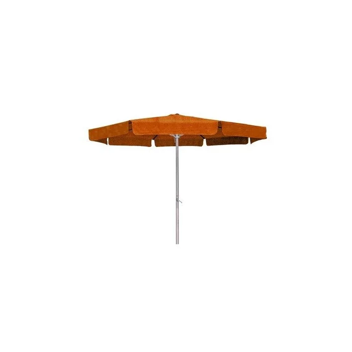 Portable Outdoor Aluminum Umbrella with Crank and UV-Resistant Canopy