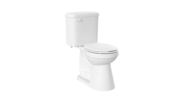 PROFLO 0.8 GPF Round Toilet with Left Hand Lever