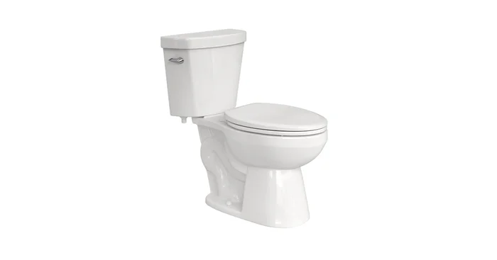 PROFLO Camden 1.28 GPF Two Piece Elongated Toilet with Left Hand Lever