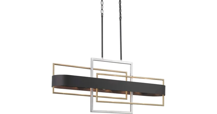 Progress Lighting Adagio 6 Light 38″ Wide Linear Chandelier