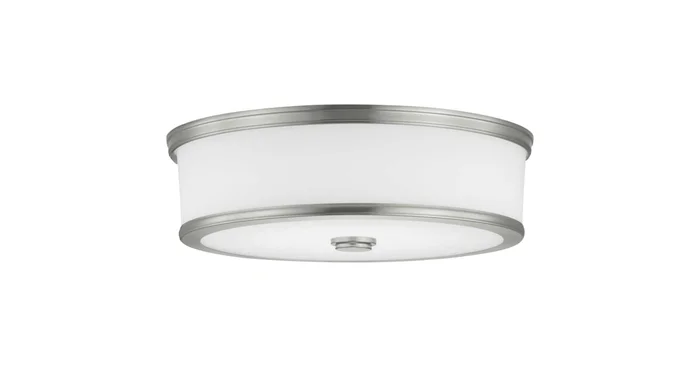 Progress Lighting Bezel Single Light 16″ Wide Integrated LED Flush Mount Drum Ceiling Fixture