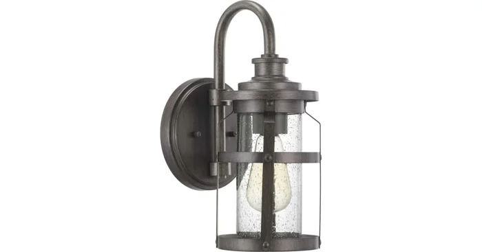 Progress Lighting Haslett Single Light 14″ Tall Outdoor Wall Sconce