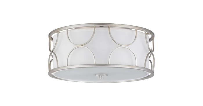 Progress Lighting Landree 3 Light 16″ Wide Flush Mount Drum Ceiling Fixture