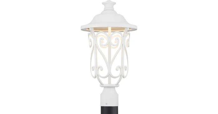 Progress Lighting Leawood Single Light 19″ Tall Integrated LED Outdoor Single Head Post Light