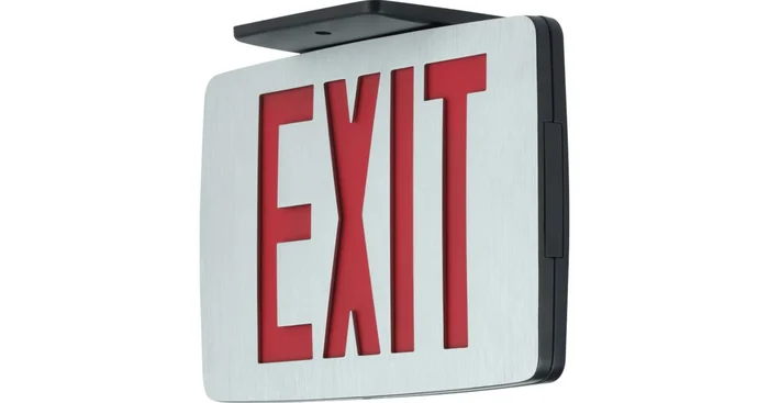 Progress Lighting Single Sided Red LED Exit Sign