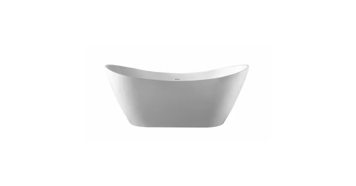 Pulse 71″ Free Standing Acrylic Soaking Tub with Center Drain