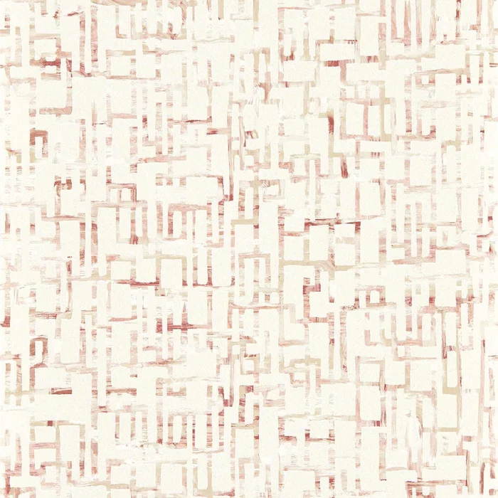 Quadrata Wallpaper – Blush – Clarke & Clarke