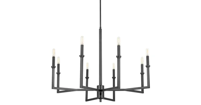 Quorum International Merrick 8 Light 32″ Wide Candle Style Chandelier