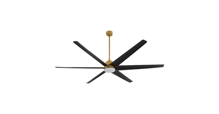 Quorum International Spree 84″ 6 Blade Indoor / Outdoor LED Ceiling Fan