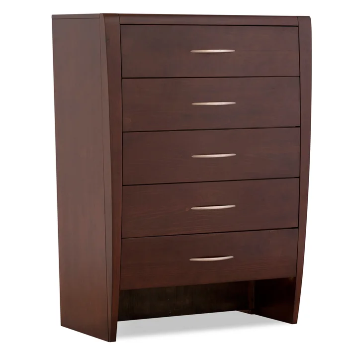 Ragazzi Envy Premium 5 Drawer Dresser in Espresso