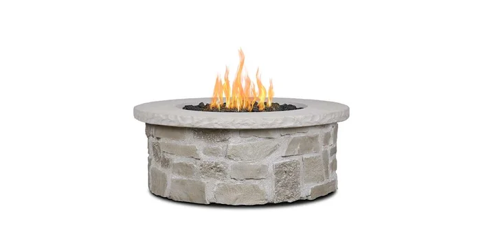 Real Flame Scottsdale 40 Inch Wide 50,000 BTU Free Standing Liquid Propane Round Fire Table