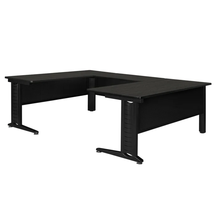Regency Fusion 66 x 102 in. U Shape Desk Shell- Ash Grey