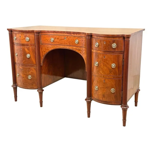 Regency Mahogany Kneehole Dressing Table, 1820