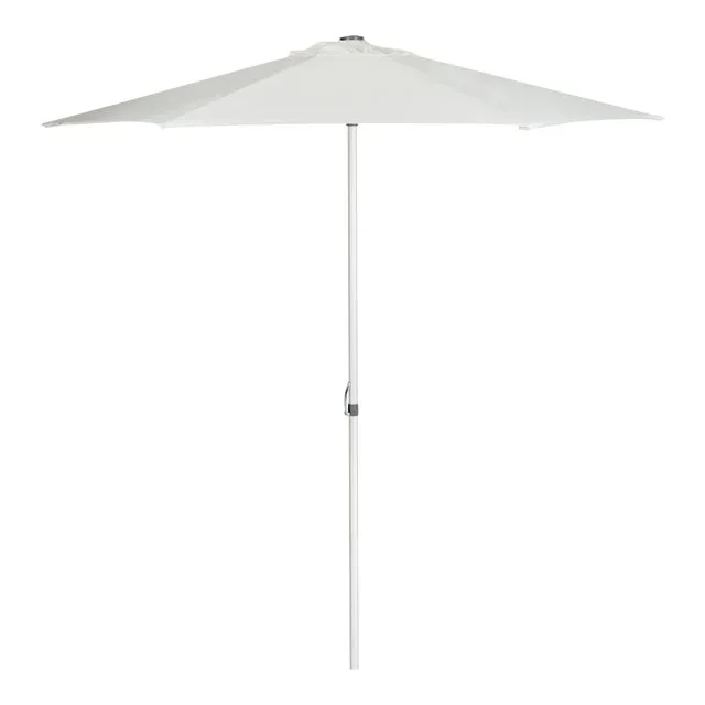 Resistant 9 Ft Easy Glide Market Umbrella in Natural