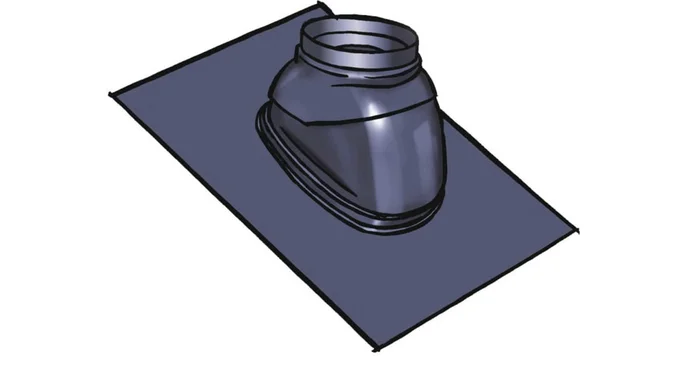 Rinnai Roof Flashing for 1/12 – 6/12 Pitch