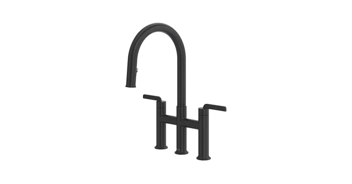 Riobel Authentica 1.5 GPM Bridge Pull Down Kitchen Faucet