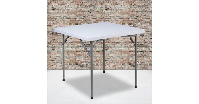 Roseto 2.8 Foot Square Folding Card Game Table